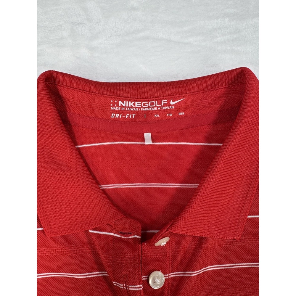 Nike Golf Dri-FIT Polo Shirt – Women's XXL – Red – Short Sleeve – Style 369453 - Picture 2 of 5